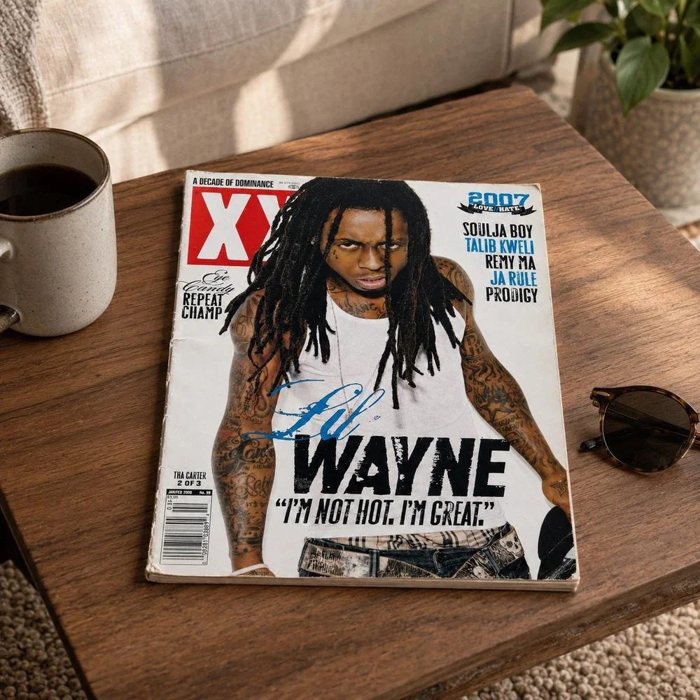 XXL Magazine Jan/Feb 2008 Lil Wayne Tha Carter Cover Soulja Boy Remy Ma Ja Rule